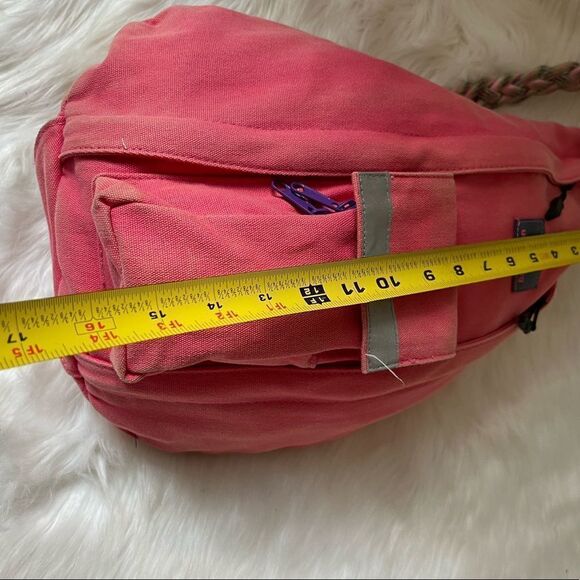 Ubun2bag canvas orange rope sling bag anti theft . - Picture 8 of 10